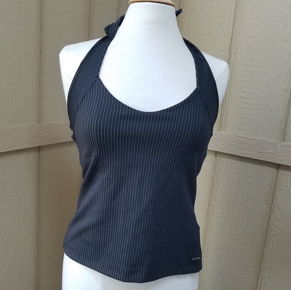 Athleta Tops - Athleta Black And White Striped Tankini
